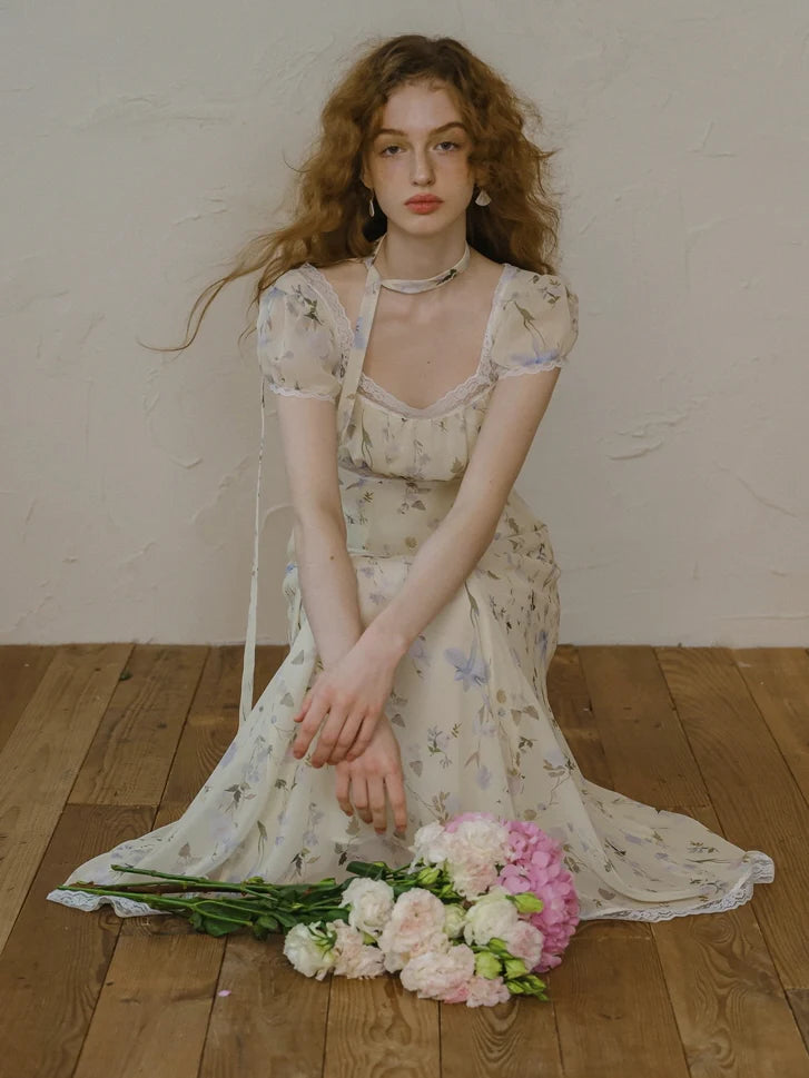 Lily's Ivory Blossom Summer Dress