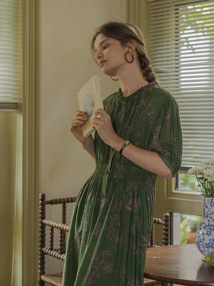 Evelyn's Forest Whispers Summer Dress