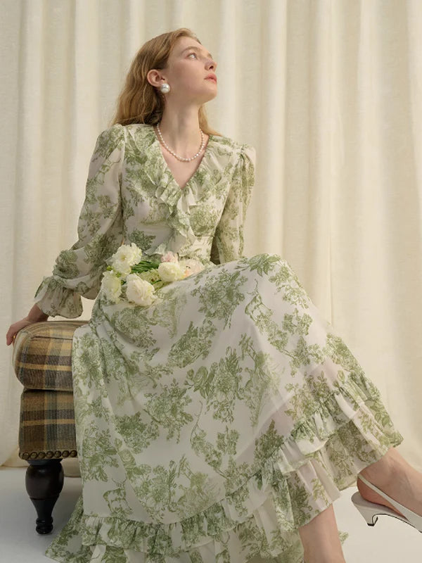 Garden Fairy's Green Rose Dress