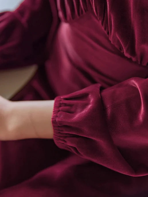 Victorian Velvet Elegance Dress