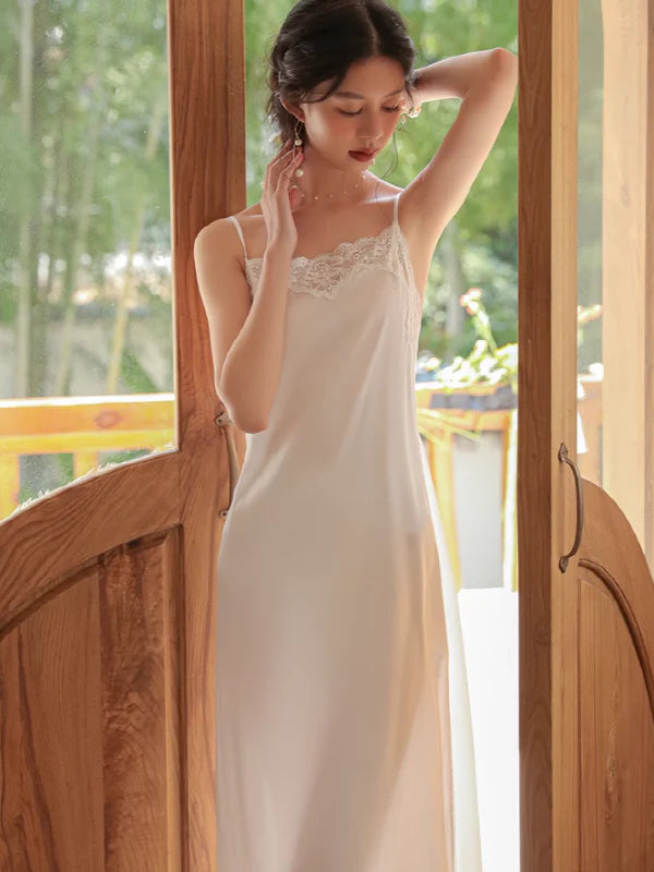 Lillian's Silken Lace Dreamwear Set