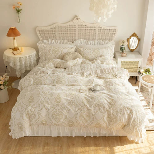 Dreamy Winter Velvet Bedding Set