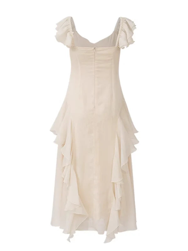 Ethereal Fairy Wings Chiffon Dress