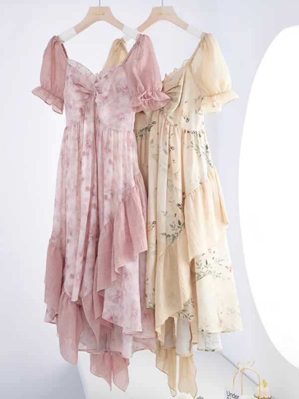 Enchanted Floral Frill Princess Dress