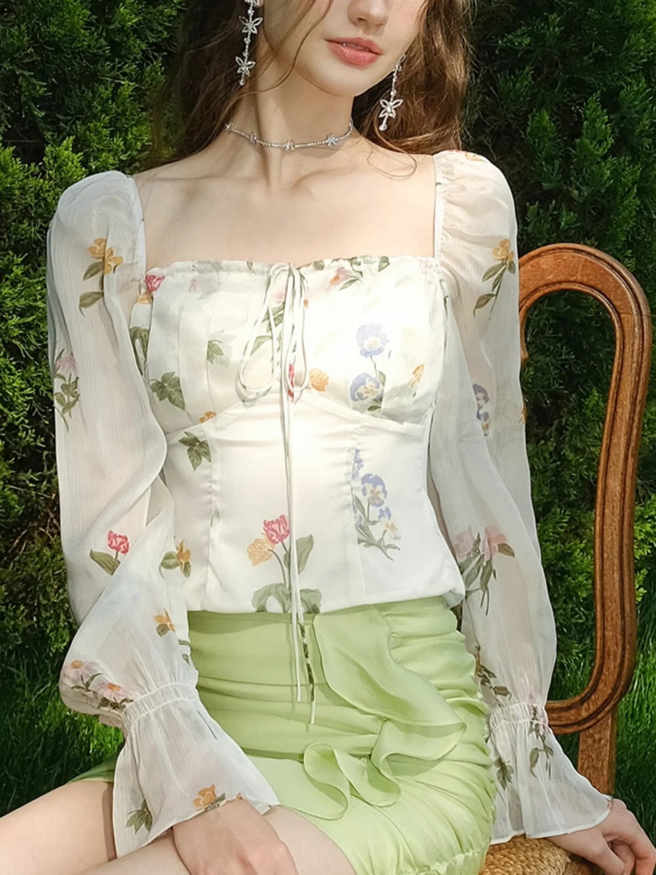 Ivy's Cool Breeze Floral Blouse