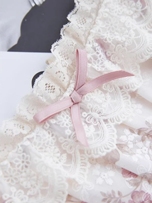 Enchanted Pink Blooms Princess Dress