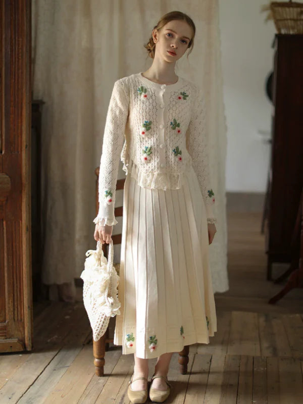Fairy Tale Ivory Lace Cardigan
