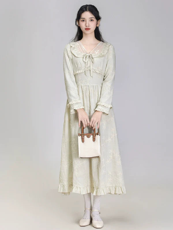 Minty Meadow Retro Dress