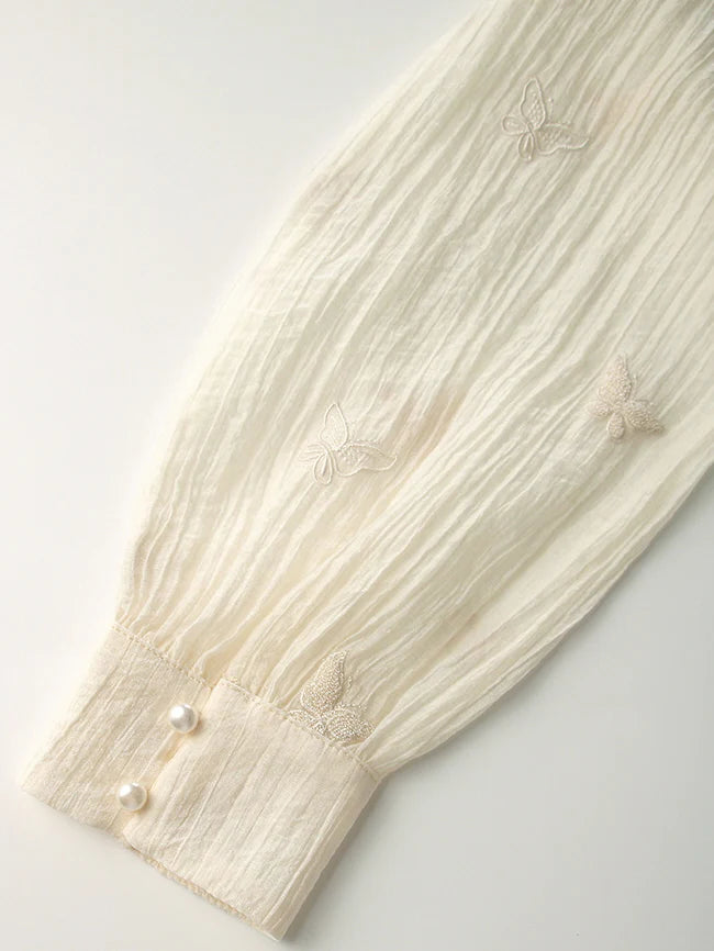 Butterfly Breeze Ivory Dress