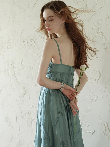 Butterfly Whisper Aqua Dress