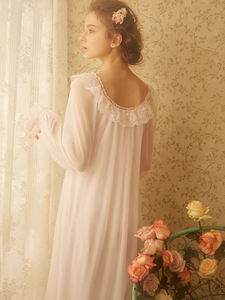 Ethereal Lace Romance Nightgown