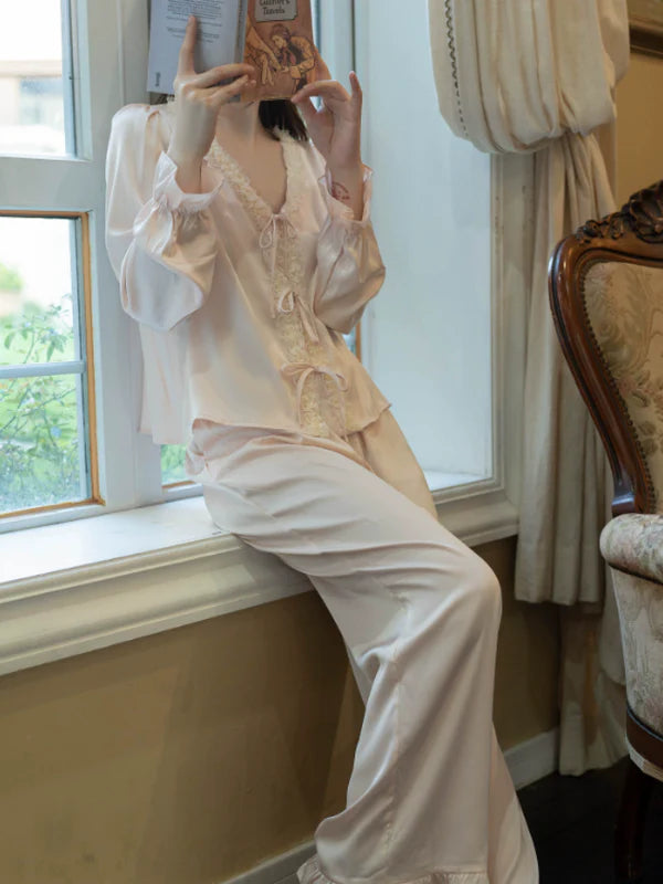 Silky Frill Princess Comfort Pajama