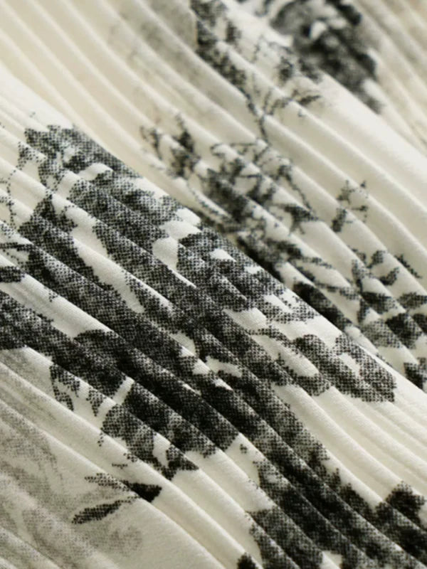 Vintage Blooms in Noir Dress