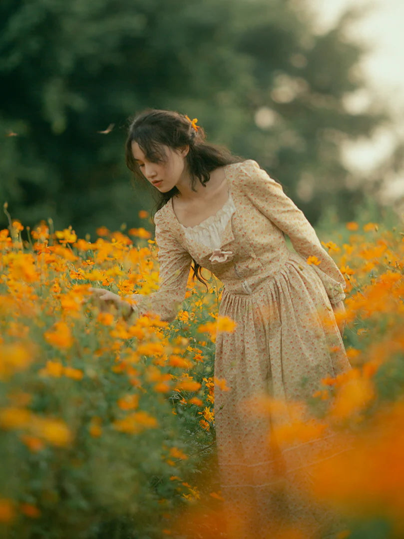 Lillian's Yellow Frill Dress