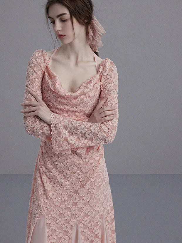 Blush Lace Fairy Dress