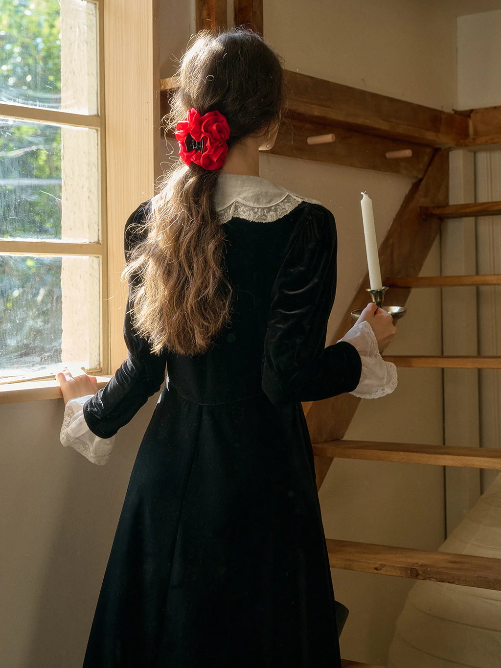 Velvet Romance Vintage-Inspired Dress