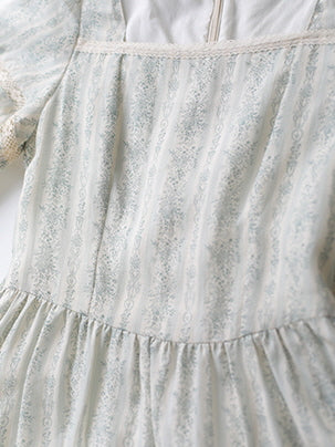 Emily's Sky Blue Floral Print Dress