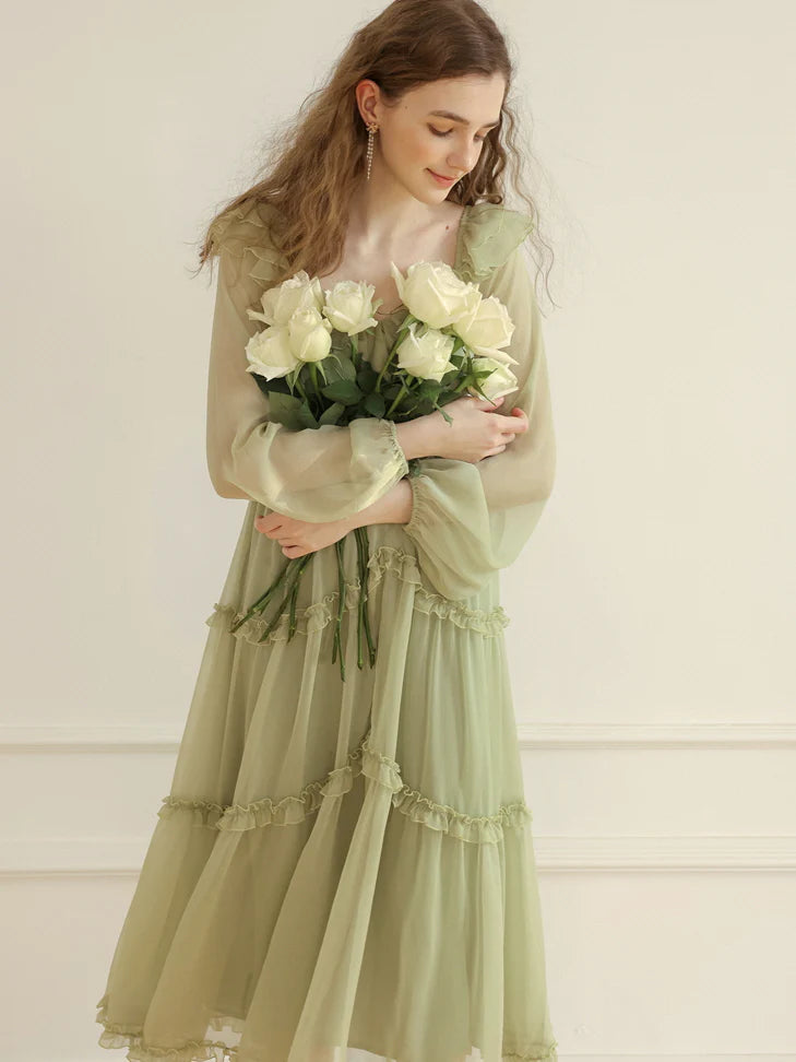 Aurora's Green Fairy Dress