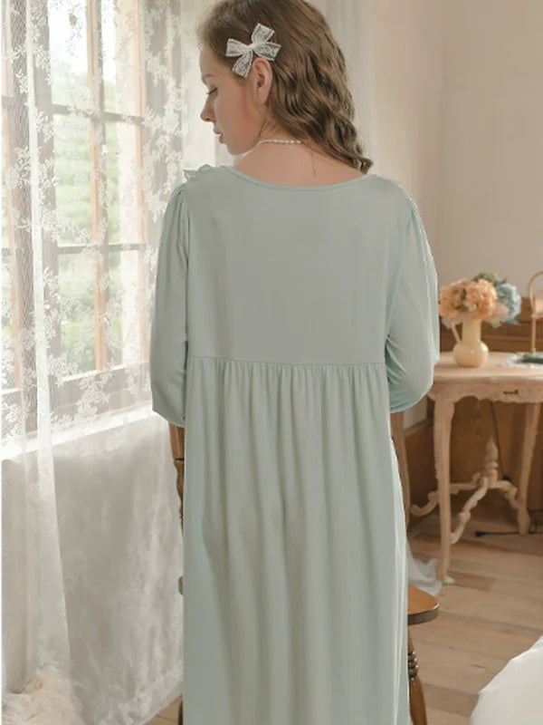 Enchanted Lace Mint Nightgown