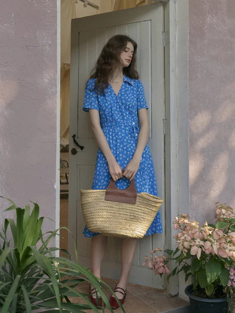 Blue Garden Stroll Dress