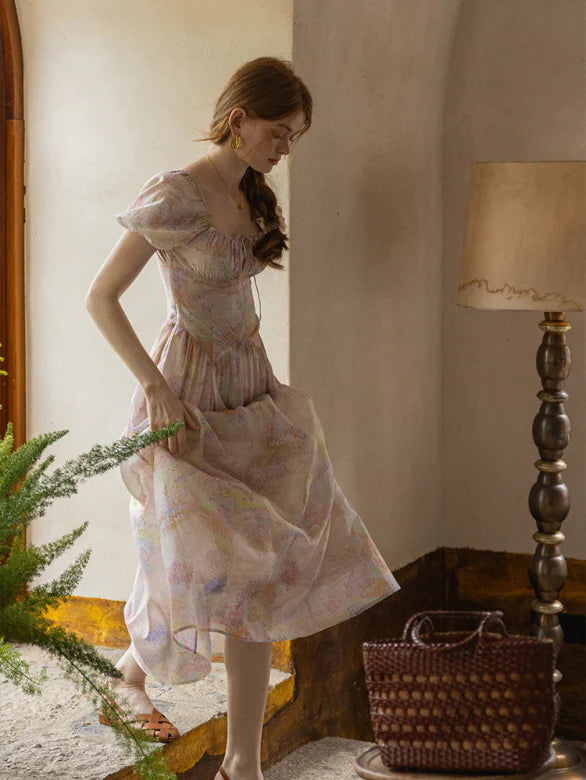 Whispering Meadows Floral Dress