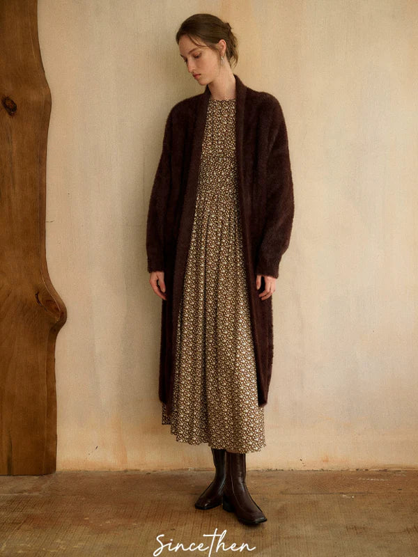 Autumn Melody Floral Dress