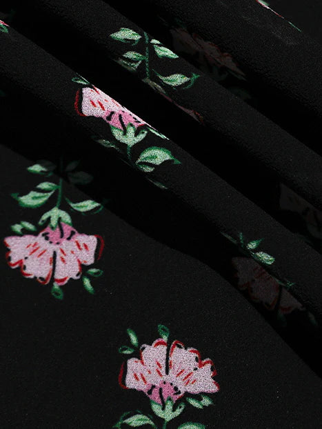 Midnight Rose Vintage Blouse