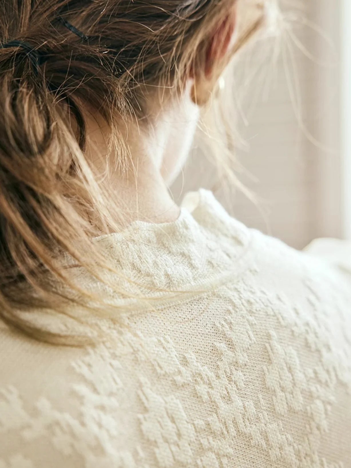 Ethereal Puff Sleeve Lace Blouse