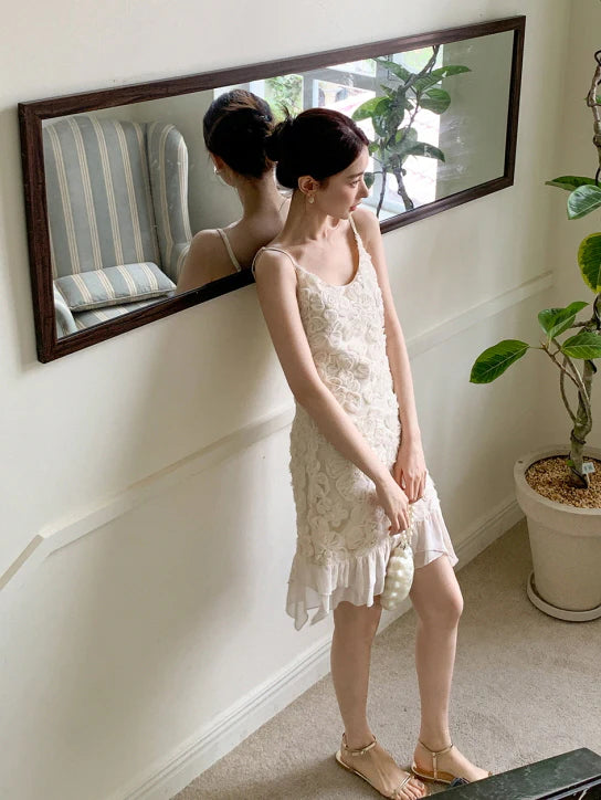 Rosette Garden Petal Mini Dress