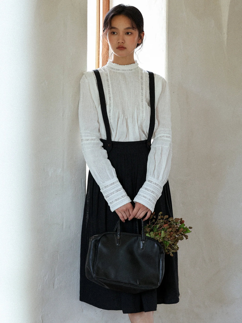 Vintage Linen Lace Blouse