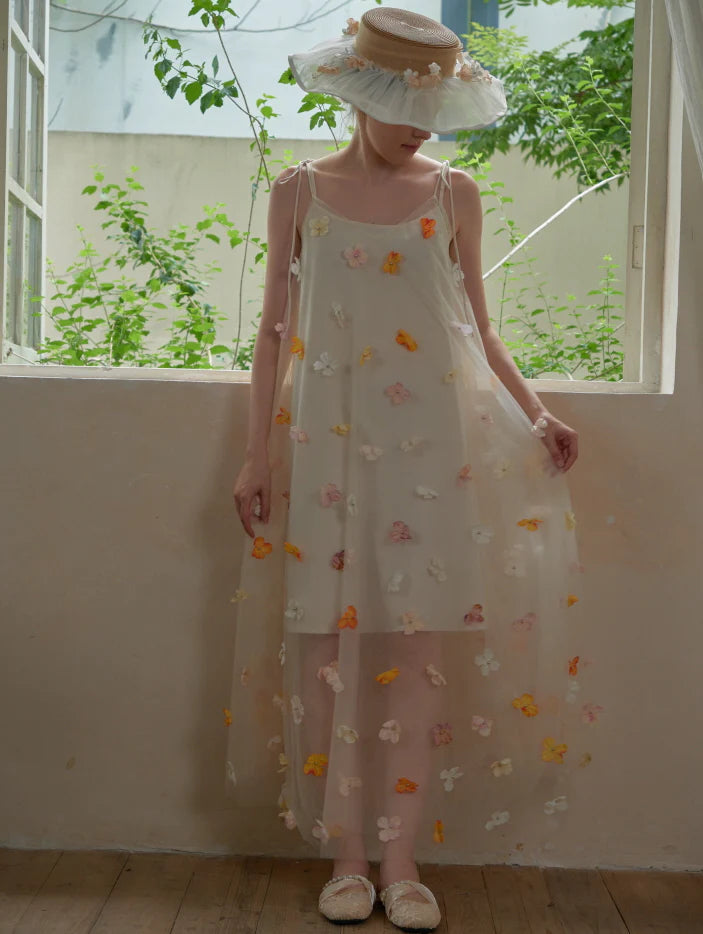 Butterfly Garden Mesh Dress