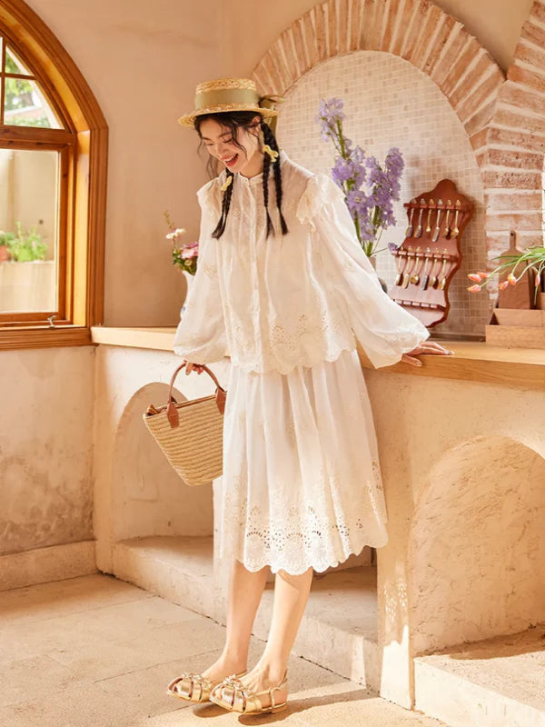 Secret Garden Embroidered Blouse