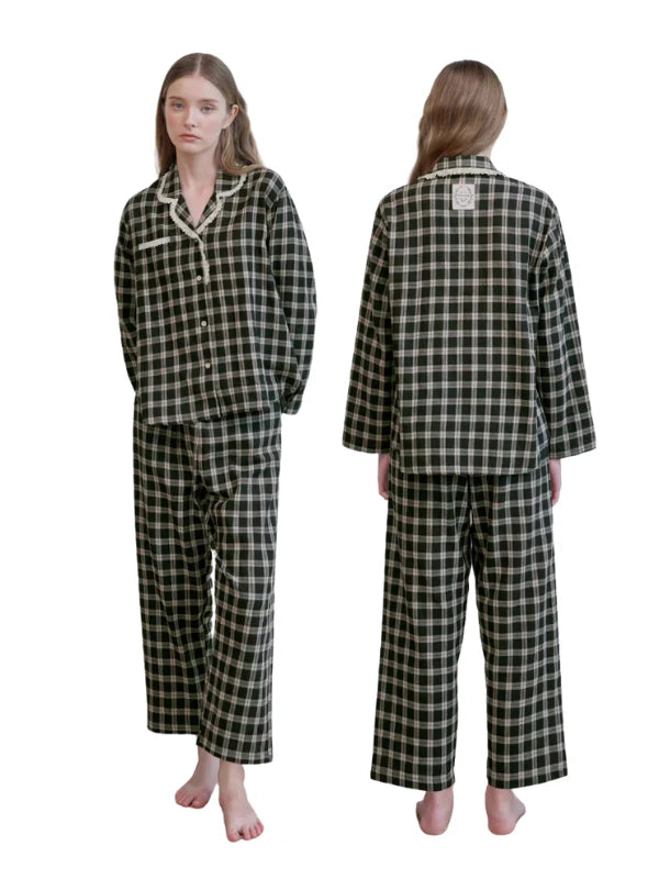 Midnight Library Ruffle Pajama Set