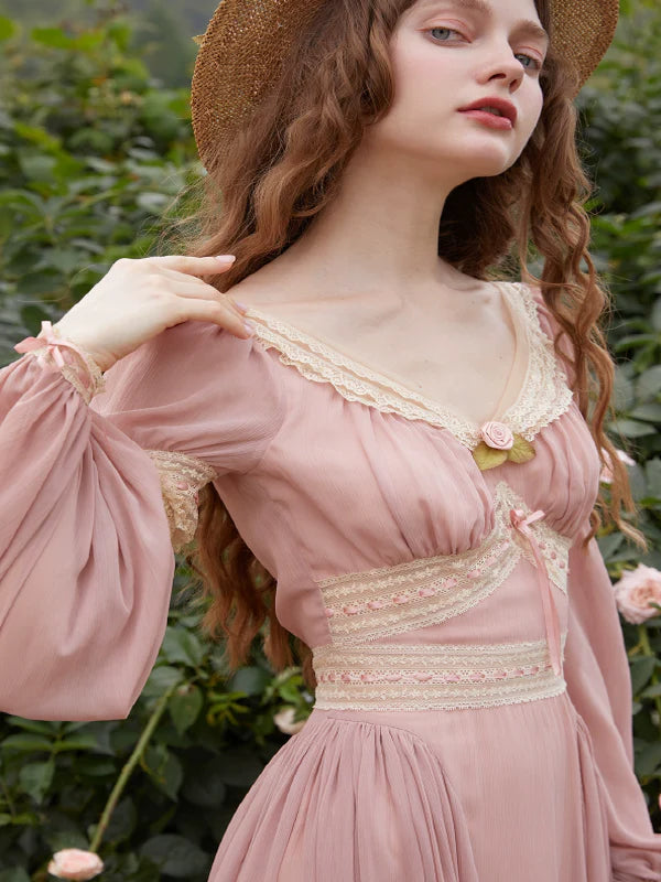 Literary Rose Symphony Dress