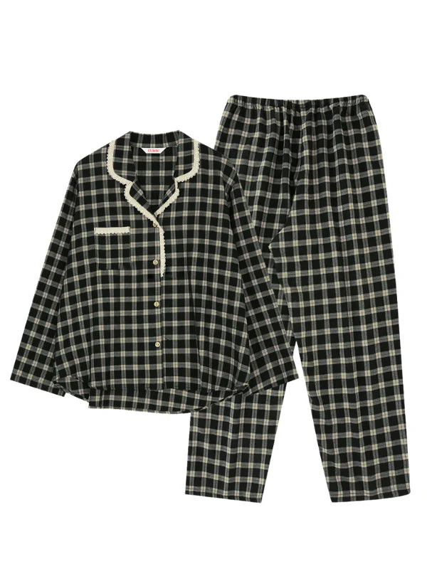 Midnight Library Ruffle Pajama Set