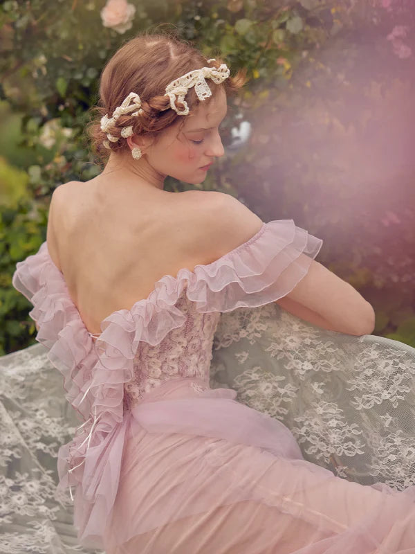 Ethereal Floral Enchantment Dress