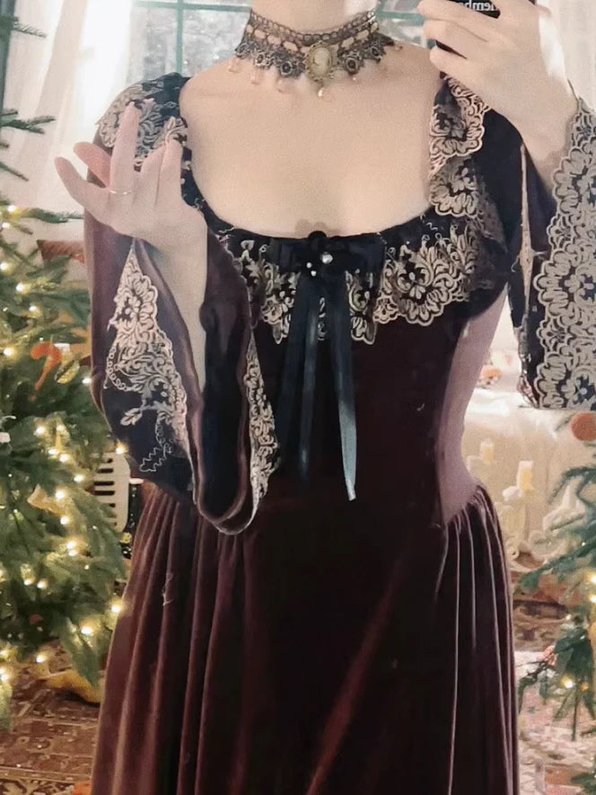 Royal Velvet Enchantment Dress