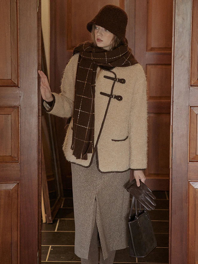 Classic Tweed High-Waist Skirt