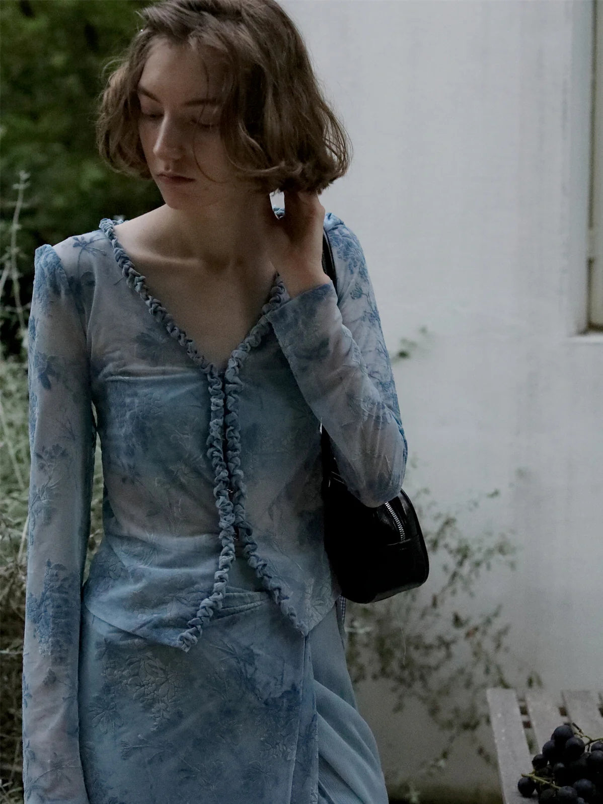 Ethereal Flora Wrap Skirt