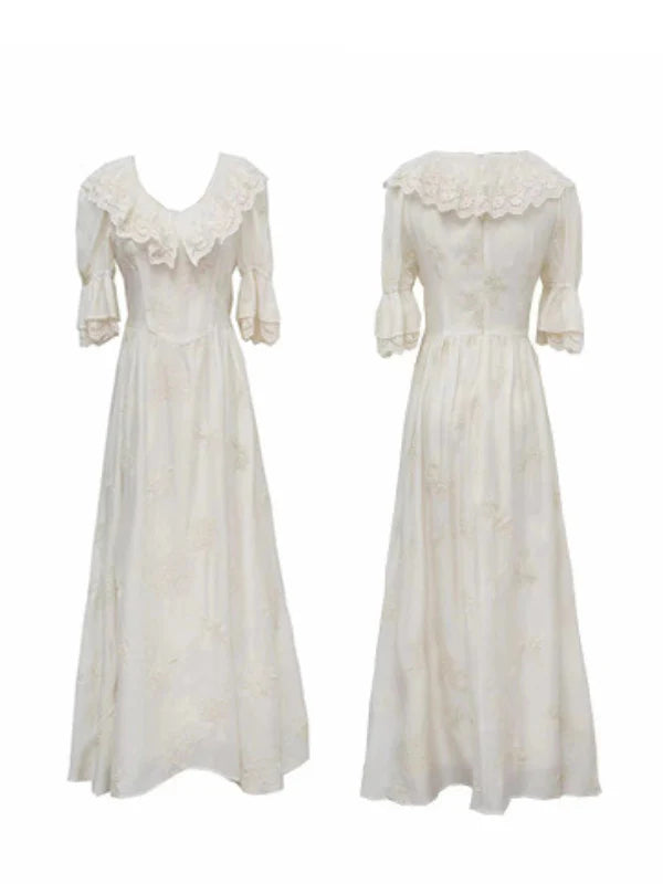 Whispers of Elegance Tencel Lace Dress