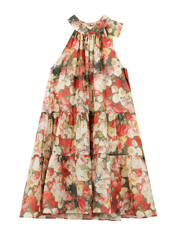 Enchanted Garden Halter Dress