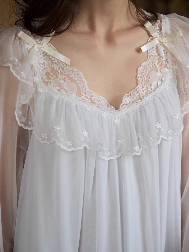 Enchanted Lace Long Nightdress
