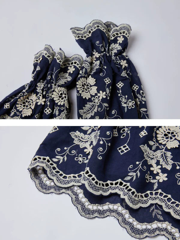 Vintage Floral Frill Dress