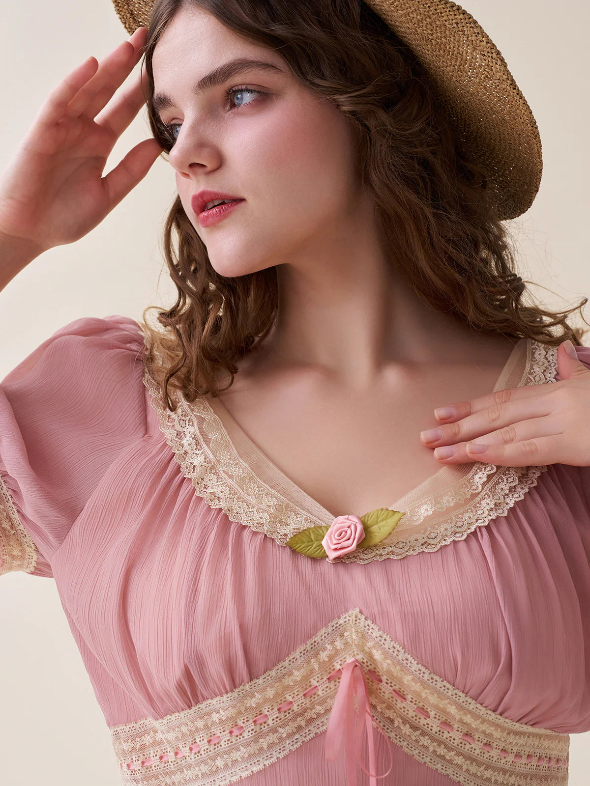 Rosewood Romance Vintage Lace Dress