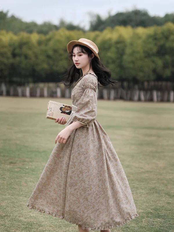 Dreamy Garden Floral Lace Dress