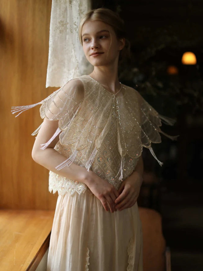 Pearl Sequin Sleeveless Top