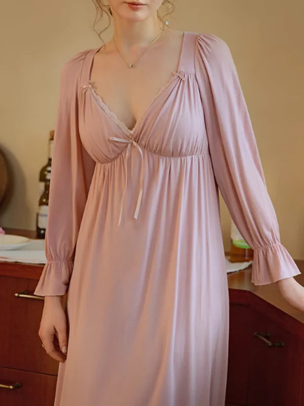 Pink Sunset Lace Romance Night Dress