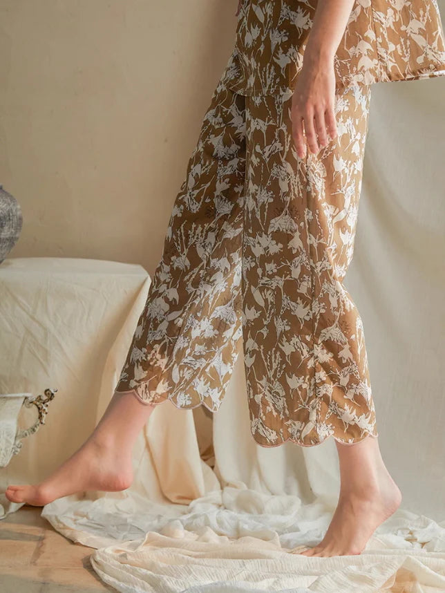 Botanical Whisper Floral Pajama Set