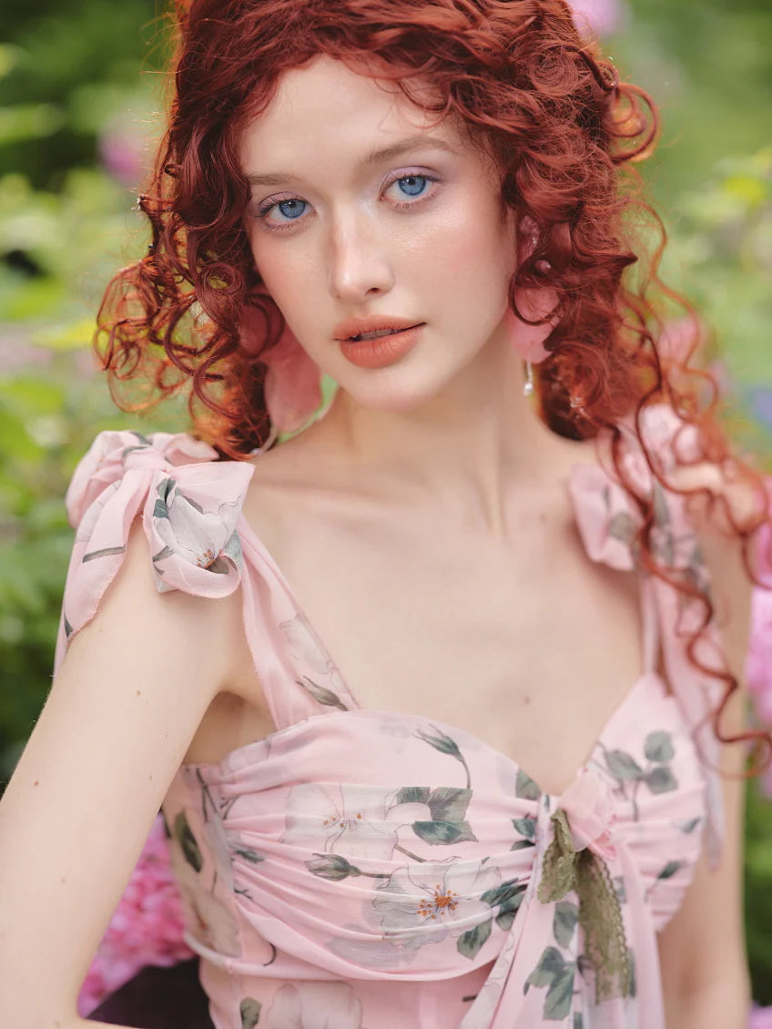 Rose Garden Muse Floral Maxi Dress