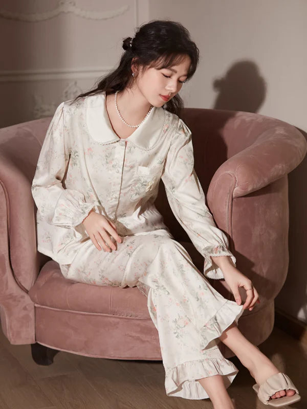 Pink Floral Whisper Sleepwear